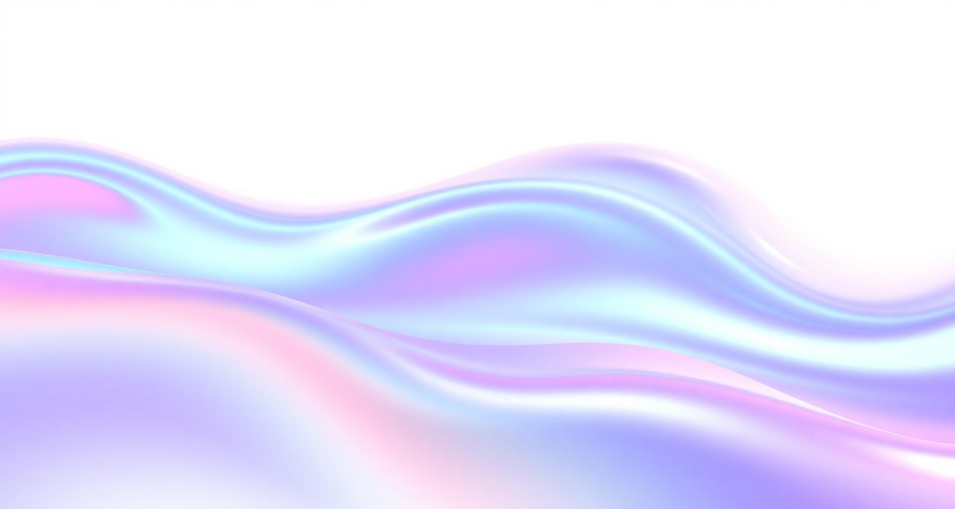 Iridescent wave visualization
